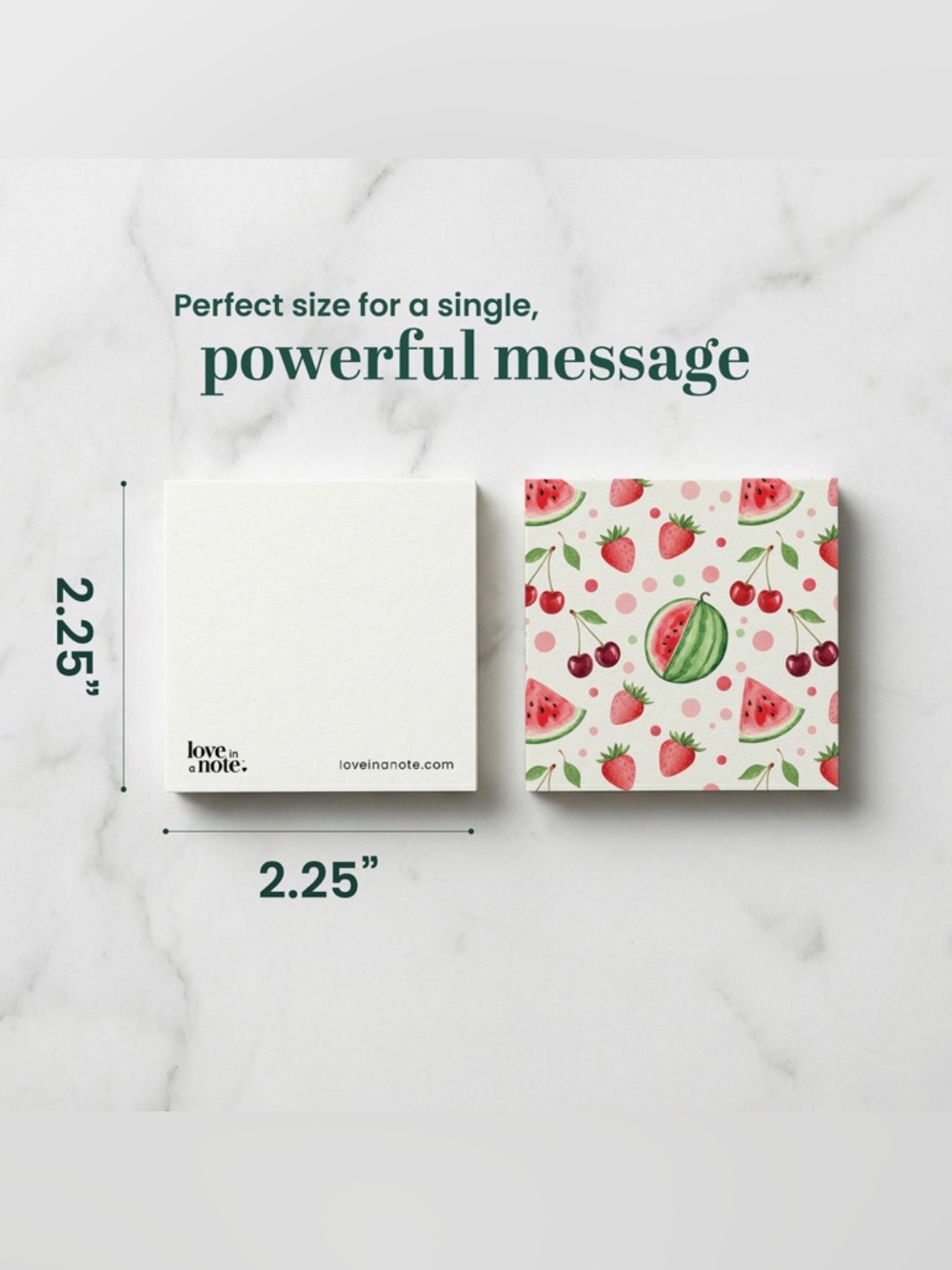 Love In A Note Boxed Notes - Forest Green Gift Set - Picture 4 of 11